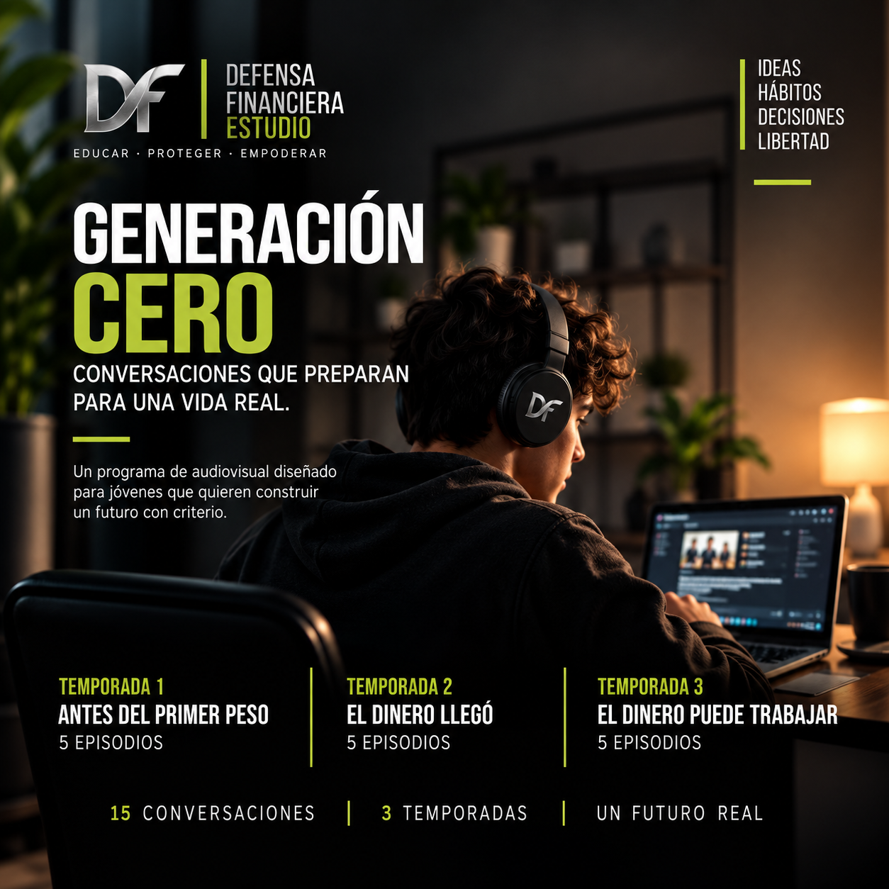 Generación Cero, conversaciones que preparan para una vida real.